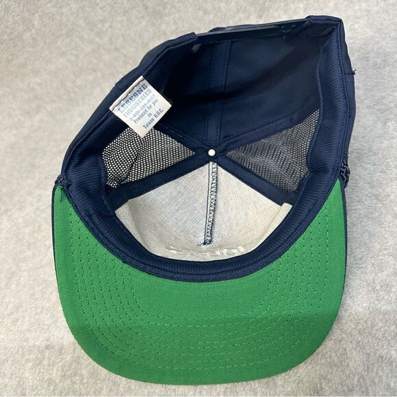 PYA Monarch Trucker Had Blue Mesh Snapback Rope Brim Casual Work Wear Vintage - Picture 8 of 10